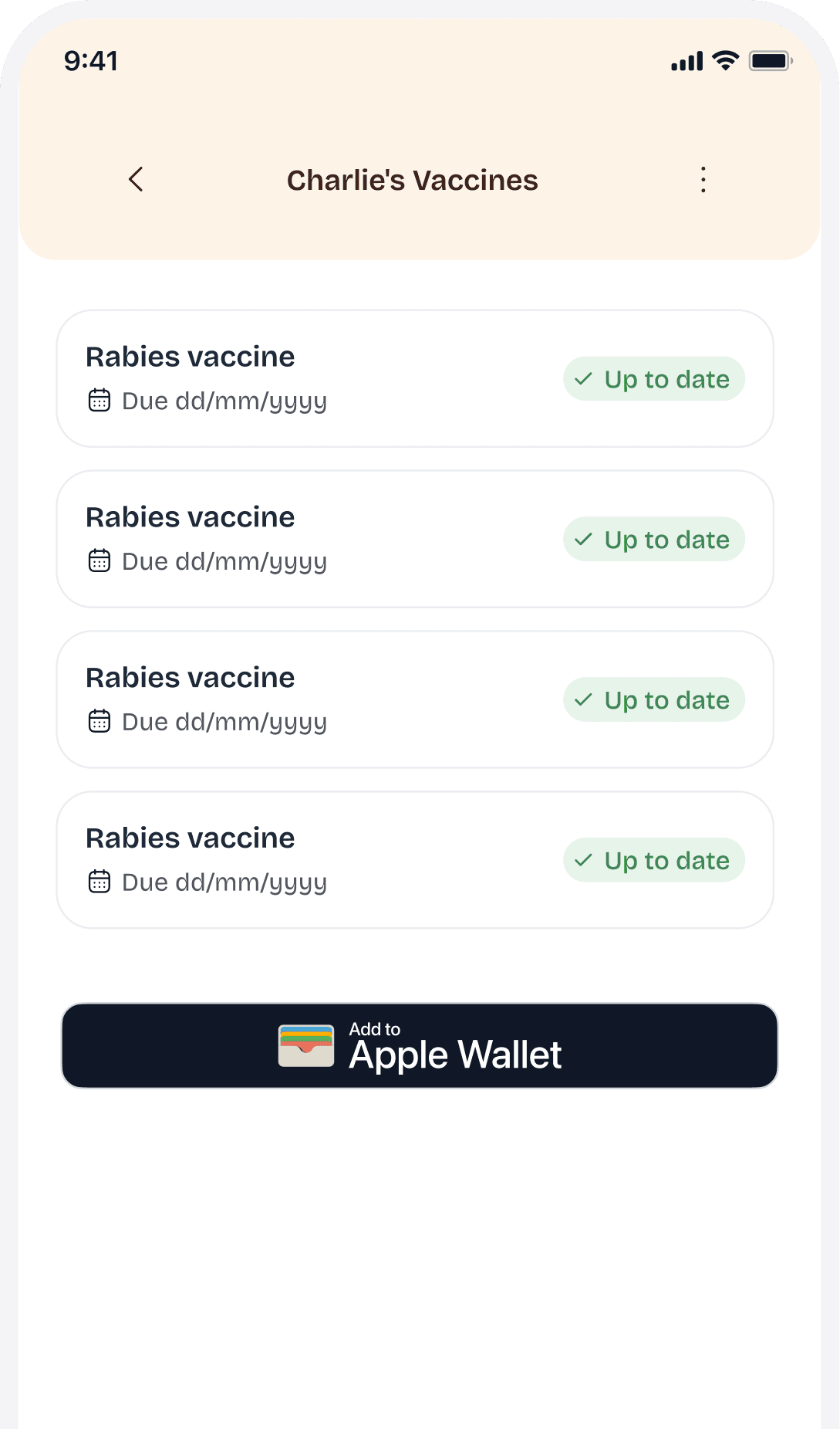 Vaccine records